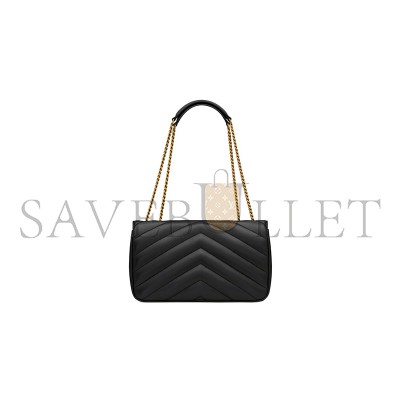 YSL LOULOU MEDIUM IN MATELASSÉ LAMBSKIN 801439AAEAX1000 (29*17*8cm)